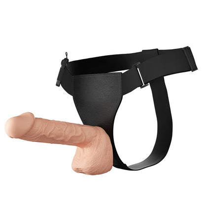 Vibruojantis dildo su dirželiu ir lankstumu