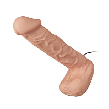 Vibruojantis dildo su dirželiu ir lankstumu