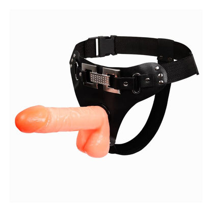 Dirželis su dildo - anatomiškai formuotas dizainas