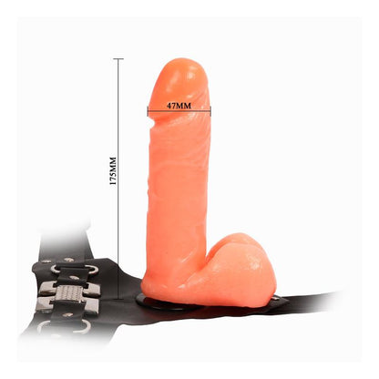 Dirželis su dildo - anatomiškai formuotas dizainas