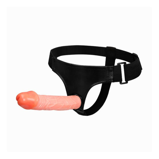 Strap-on rinkinys su dviem dildo variantais