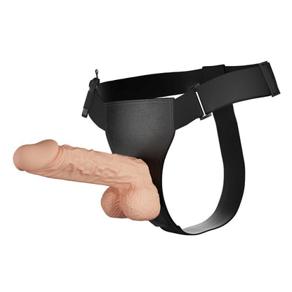 Vibruojantis dildo su dirželiu ir lankstumu