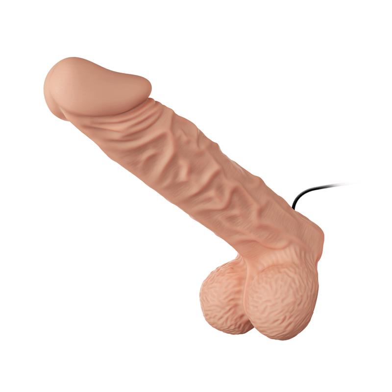 Vibruojantis dildo su dirželiu ir lankstumu