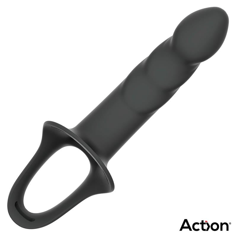 Reguliuojamas dirželis su tuščiaviduriu dildo