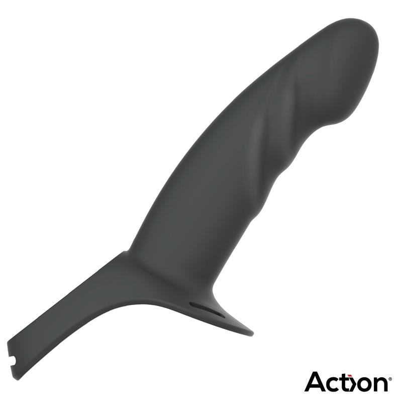 Reguliuojamas dirželis su tuščiaviduriu dildo