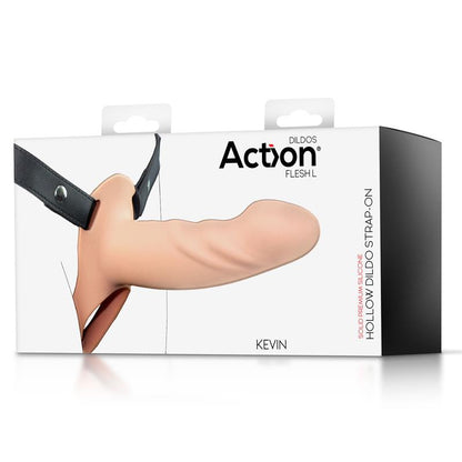 Reguliuojamas dirželis su tuščiaviduriu dildo
