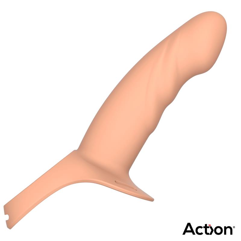 Reguliuojamas dirželis su tuščiaviduriu dildo