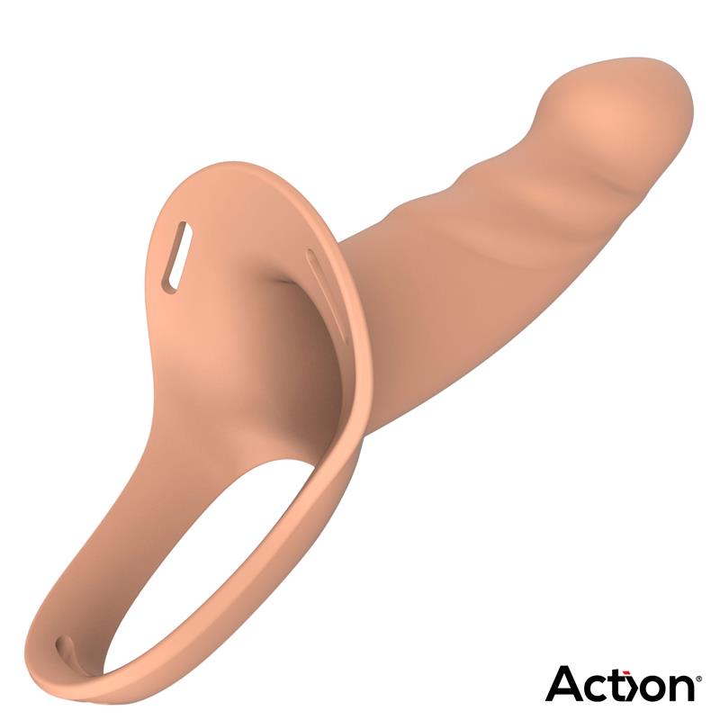 Reguliuojamas dirželis su tuščiaviduriu dildo