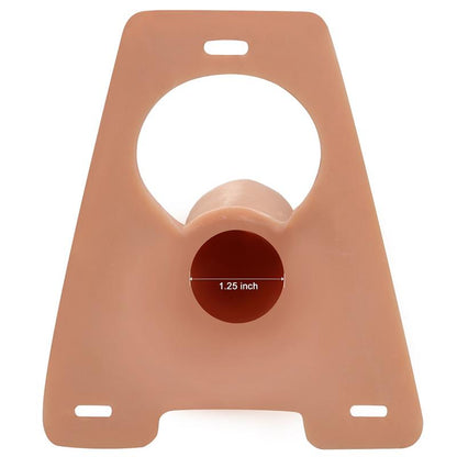 Diržas su tuščiaviduriu dildo ir elastinga juosta