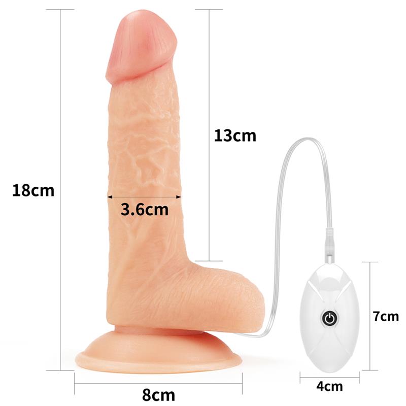 Dirželis su dildo + 10 vibracijos režimų