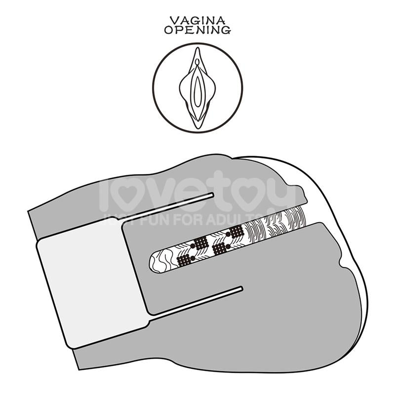 Masturbatorius su siurbimo impulsais ir vibracija