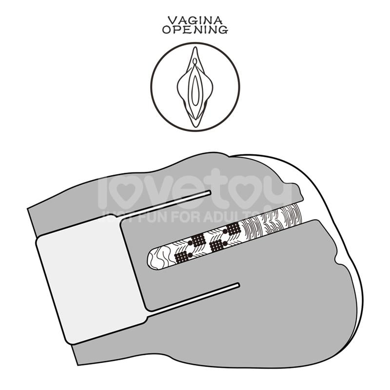 Masturbatorius su siurbimo ir vibracijos funkcija