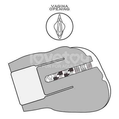 Masturbatorius su siurbimo ir vibracijos funkcija