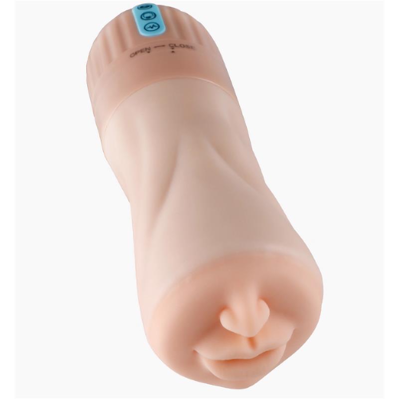 Burnos formos masturbatorius su 10 vibracijos režimų