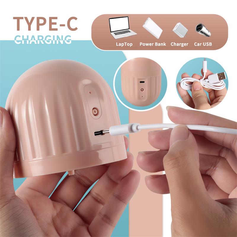 Masturbatorius su 10 vibracijų ir 5 siurbimo režimais