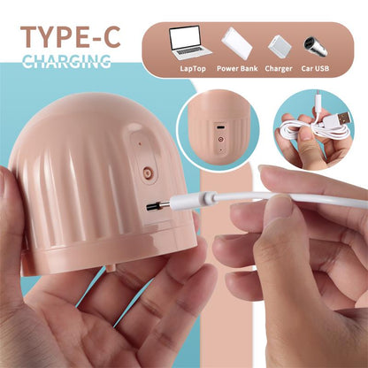 Masturbatorius su 10 vibracijų ir 5 siurbimo režimais