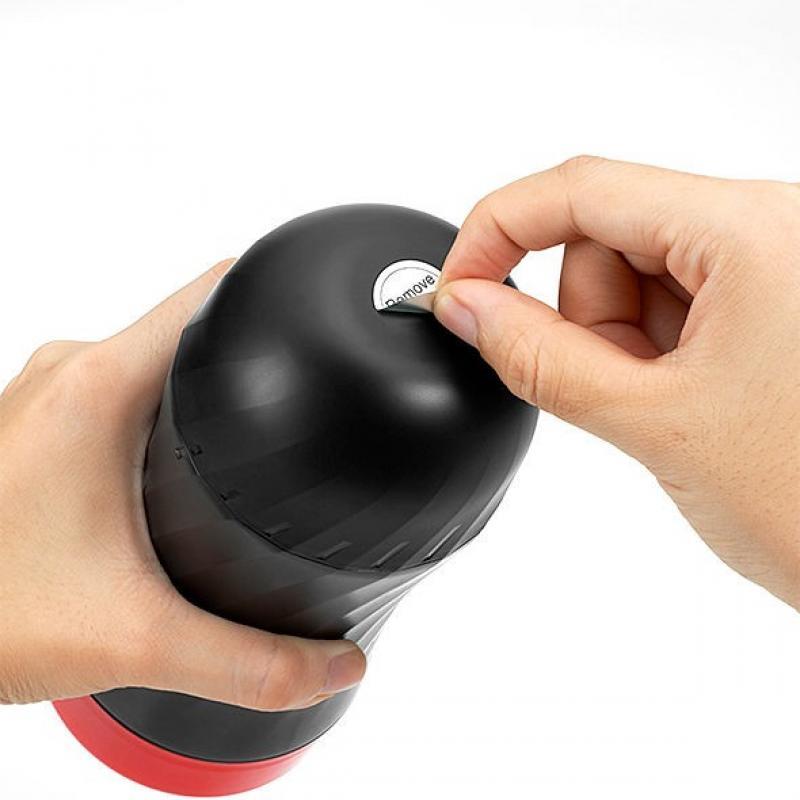 Masturbatorius su elastomerine tekstūra malonumui