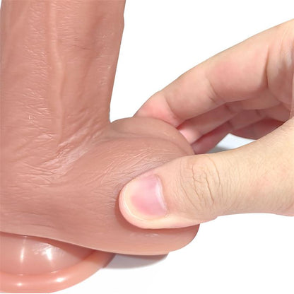 Dildo su Turbo Shaking vibracija ir nuotoliniu valdymu