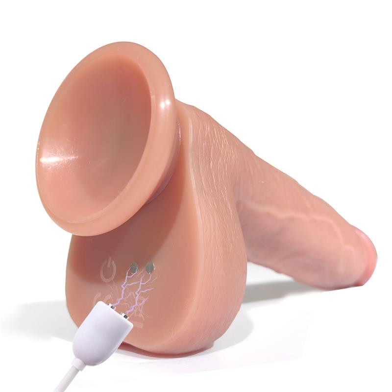 Dildo su Turbo Shaking vibracija ir nuotoliniu valdymu