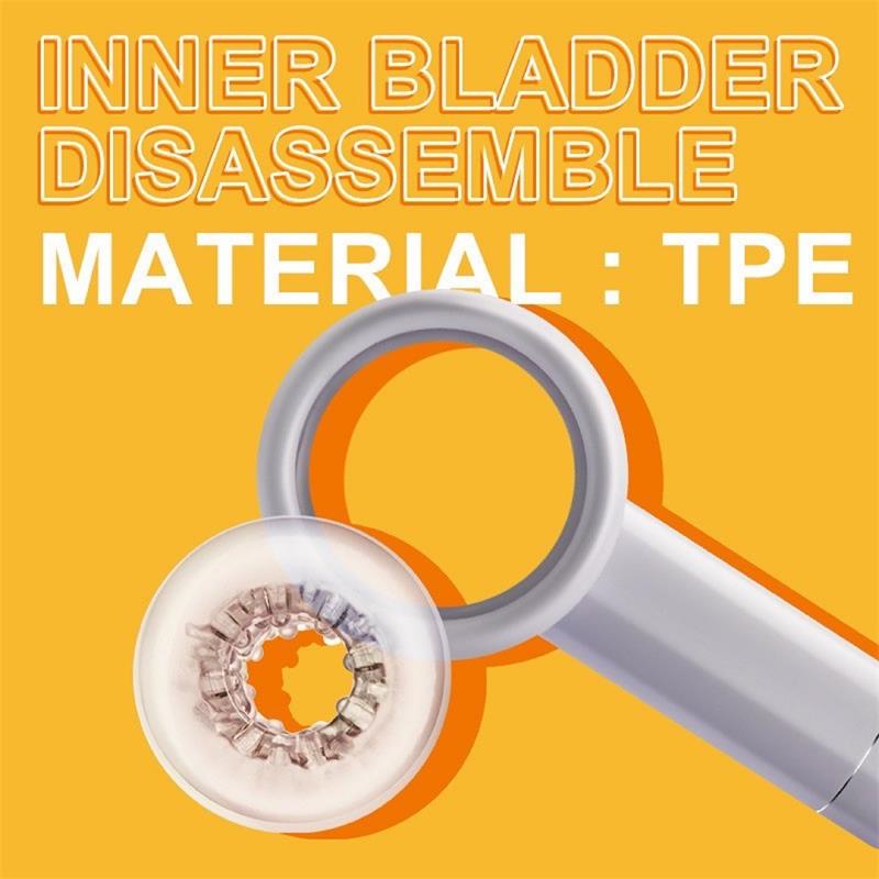 Masturbatorius su 7 teleskopinėmis funkcijomis