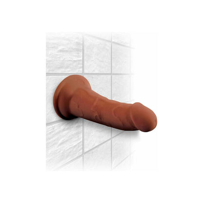 Trigubo tankio dildo su siurbtuku ir natūraliu pojūčiu