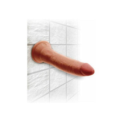 Dildo su galingu siurbtuku ir trigubu tankiu
