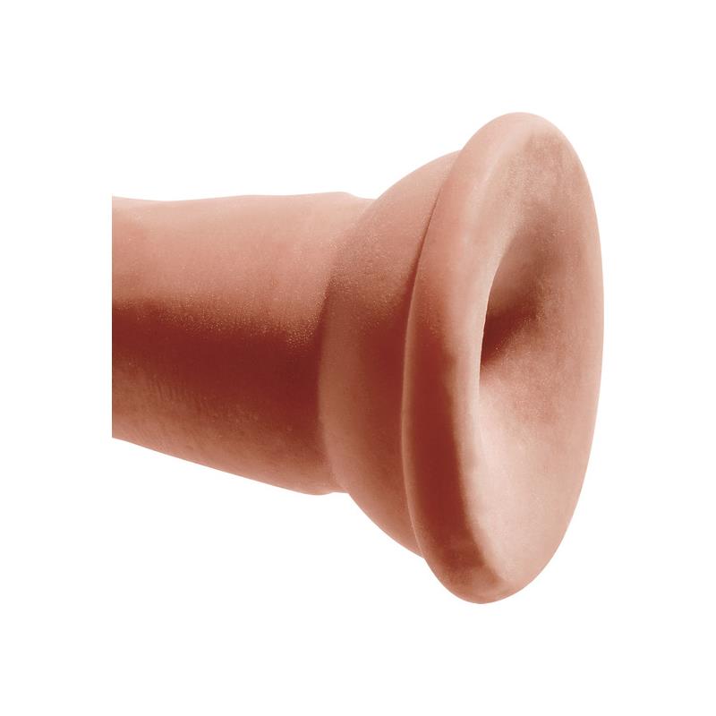 Dildo su galingu siurbtuku ir trigubu tankiu