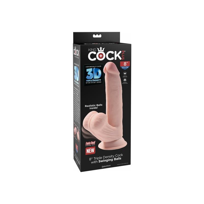 Trigubo tankio dildo su siurbtuku