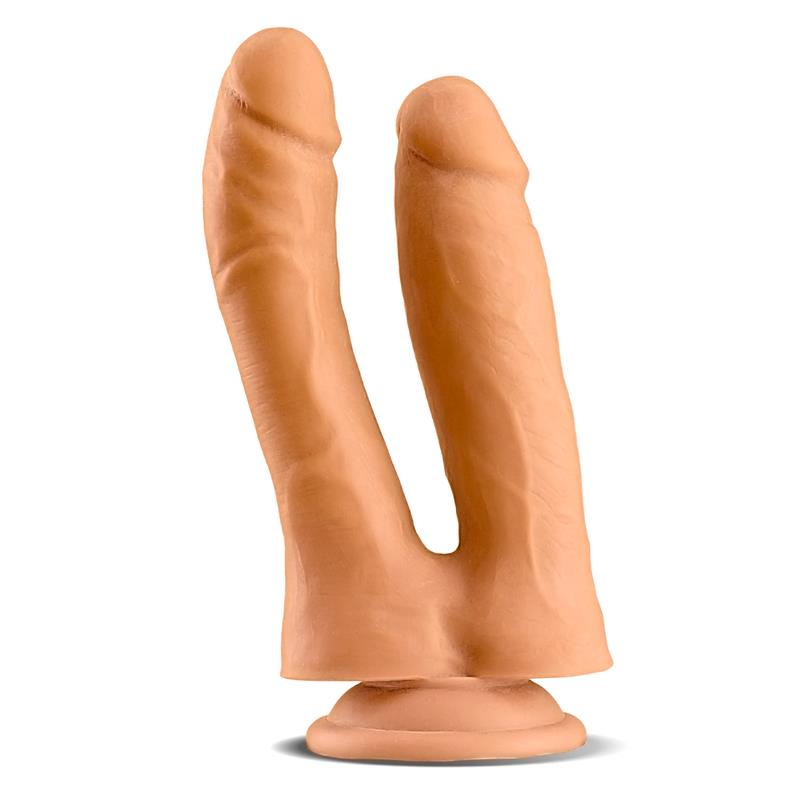 Dvigubas dildo su stipriu siurbtuku