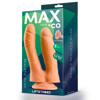 Dvigubas dildo su stipriu siurbtuku