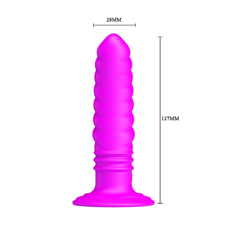 Analinis vibratorius su 10 greičių ir siurbtuku