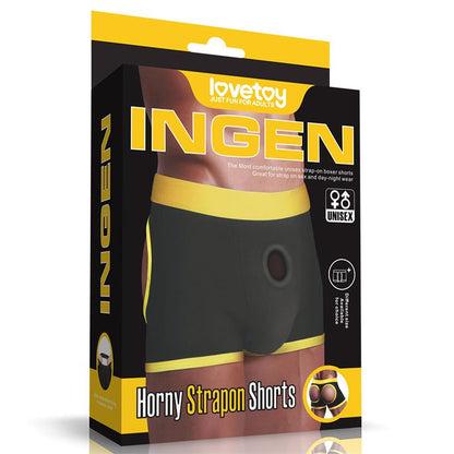 Unisex boksinės kelnaitės su atvira nugarėle