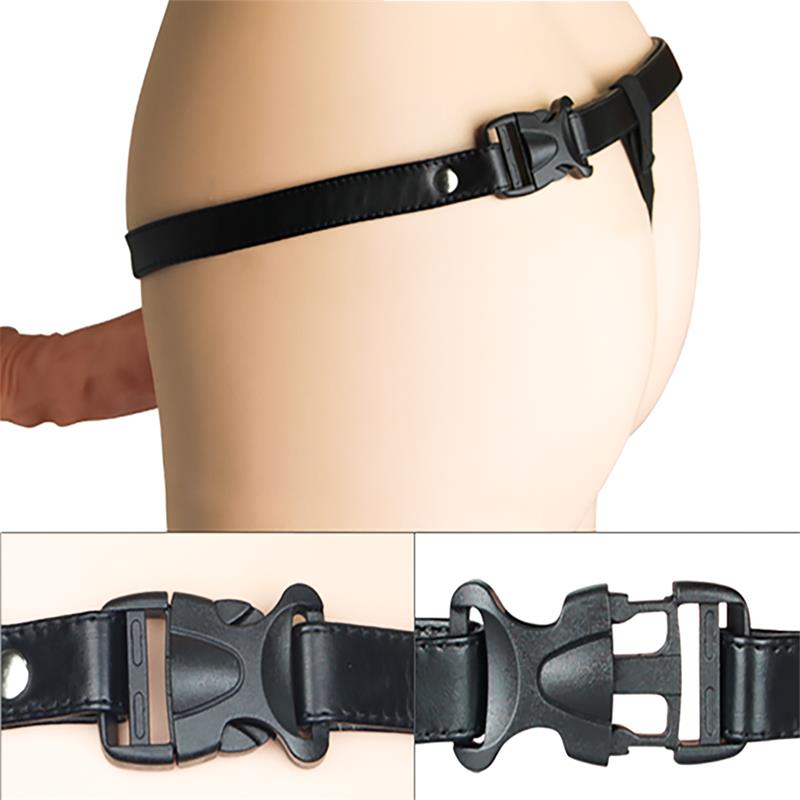 Vibruojantis tuščiaviduris dildo diržas poroms