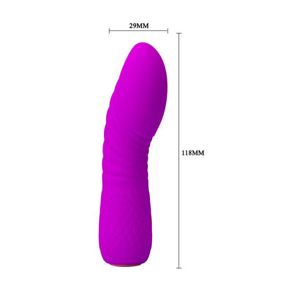 Silikoninis vibratorius su 12 vibracijos režimų