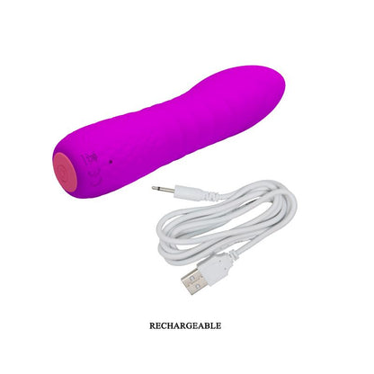Silikoninis vibratorius su 12 vibracijos režimų