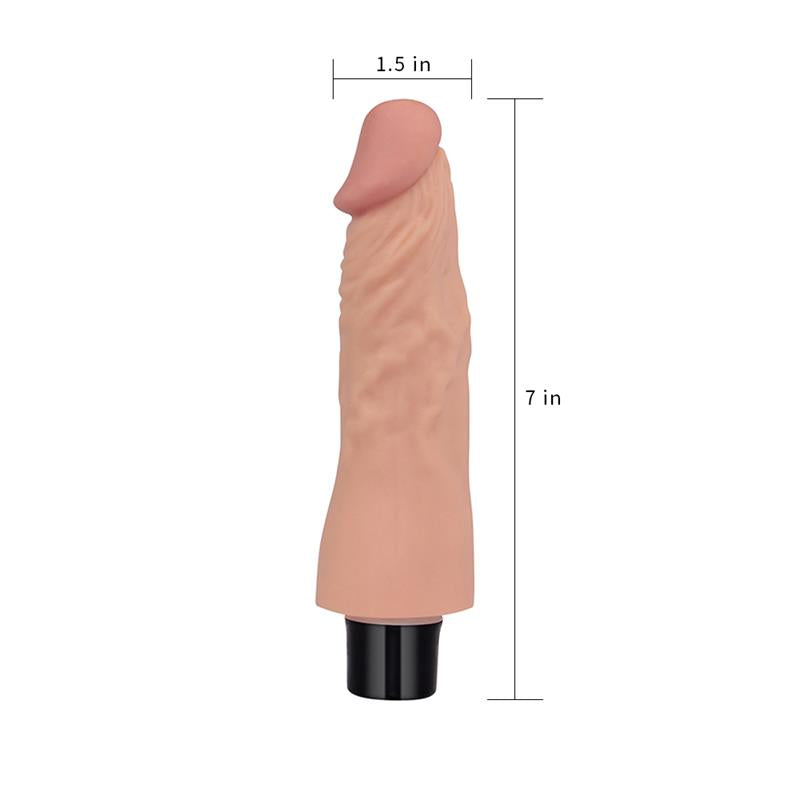 Vibratorius su 10 vibracijos režimų ir minkšta oda
