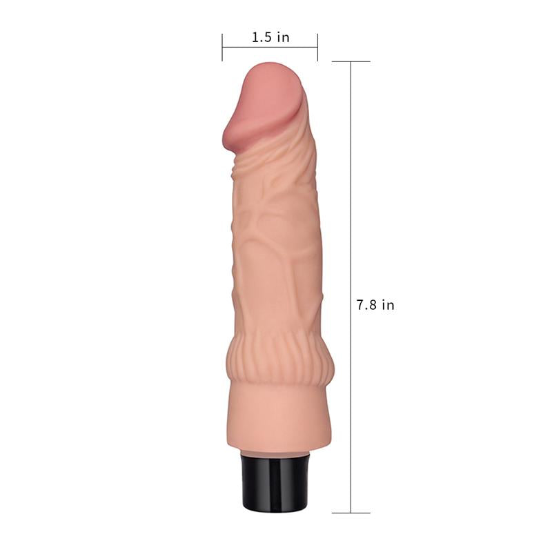 Realistinis vibratorius su 10 vibracijos režimų