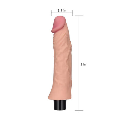 Vibratorius su 10 režimų ir minkšta oda