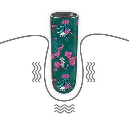 Kompaktiška vibruojanti masažuoklė su 10 funkcijų