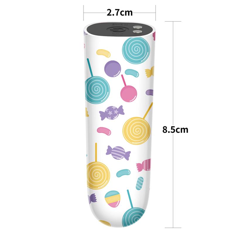 Mini kulka su 10 vibracijos funkcijų