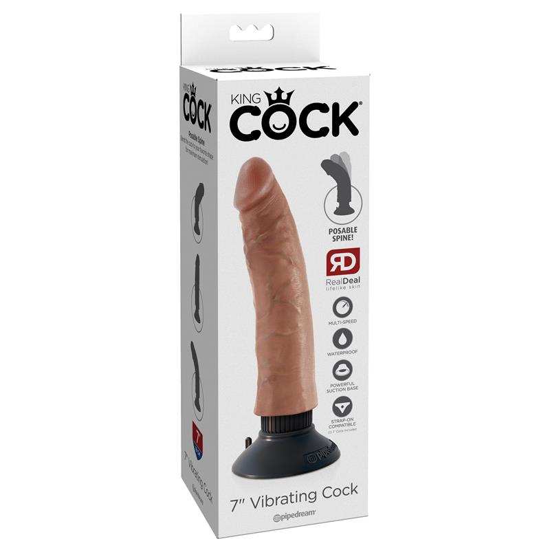 Vibruojantis dildo su siurbtuku ir lankstumu