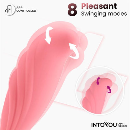 Vibruojantis kiaušinis su programėlės valdymu