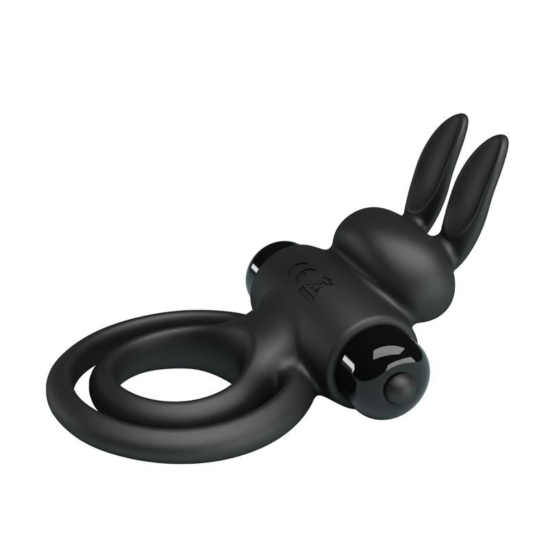 Dvigubas vibracijos žiedas su klitorio stimulatoriumi