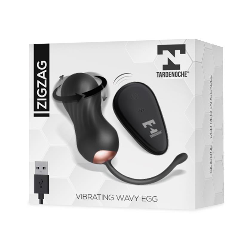 Vibruojantis kiaušinis su zigzago judesiu
